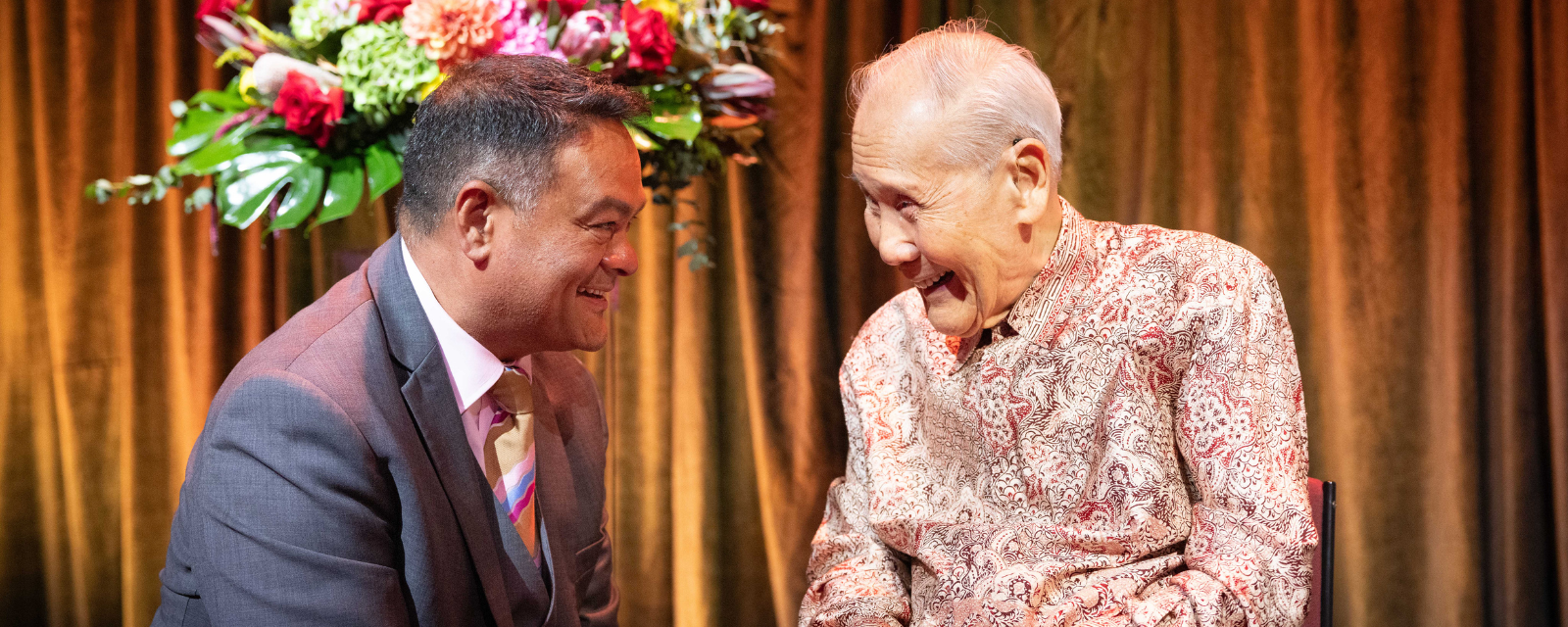 Professor Kelvin Kong and Professor Wang Gungwu