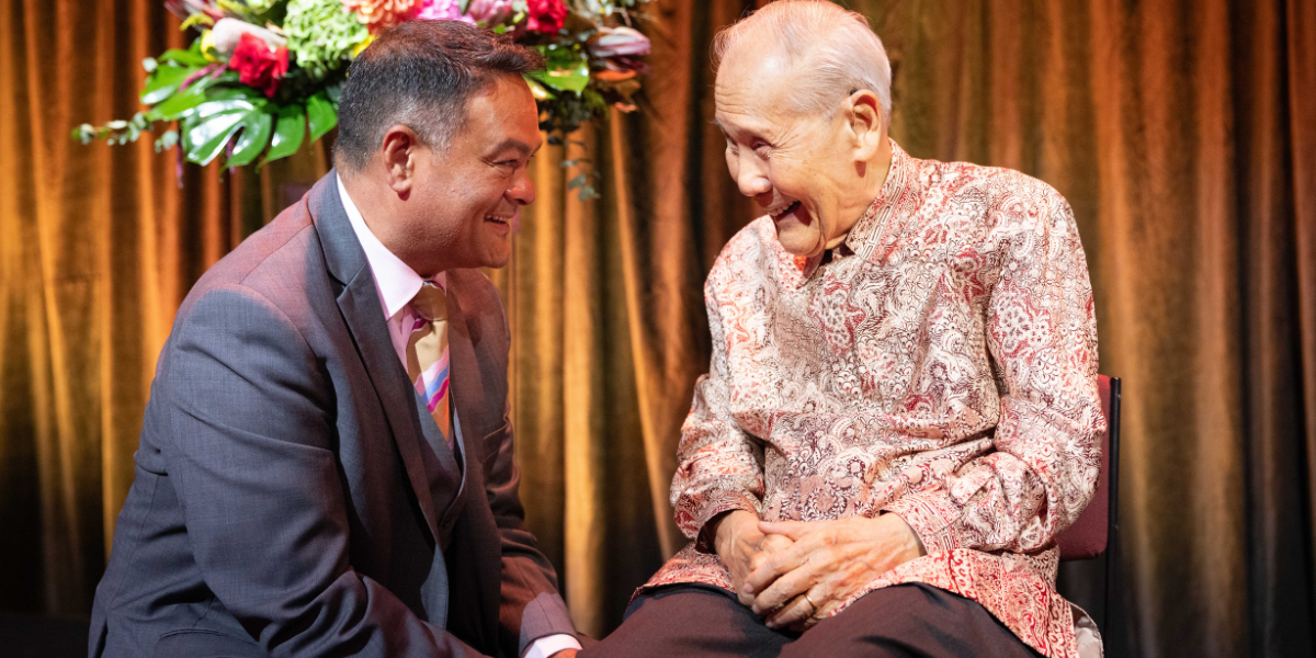 Professor Kelvin Kong and Professor Wang Gungwu