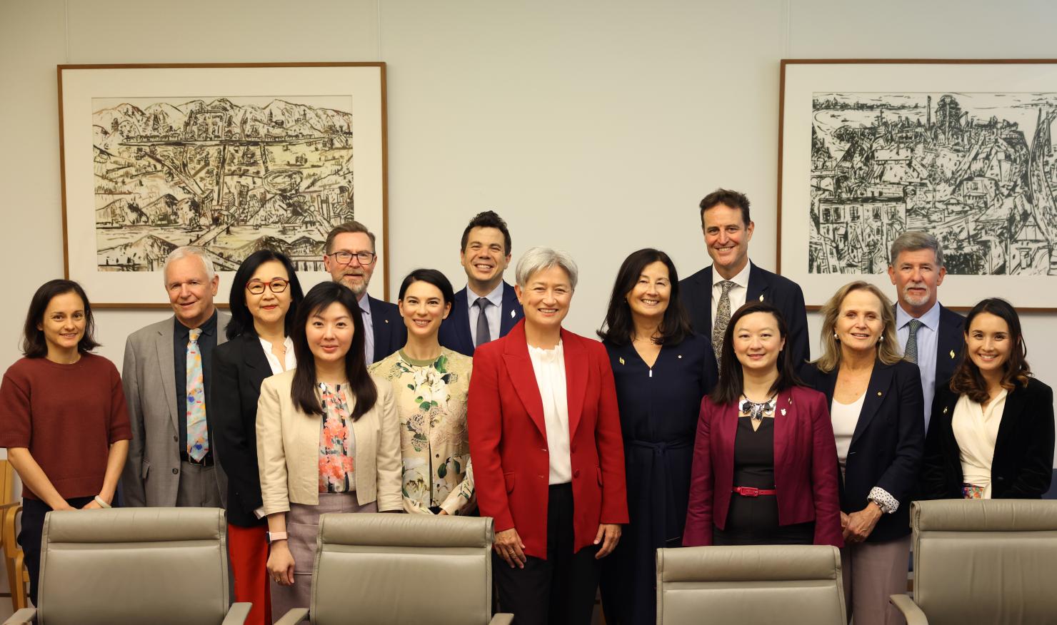 Members of the Foundation Advisory Board met with Foreign Minister Penny Wong.